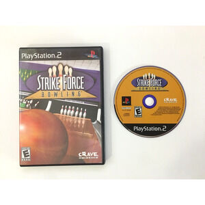 Strike Force Bowling PS2 (Sony PlayStation 2, 2004) Box & Game Disc, No Manual